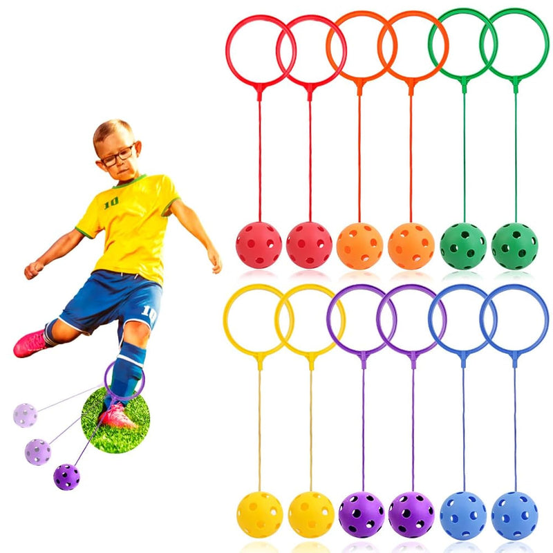 12 Pcs Skip Balls, 5.91 Inch Diameter Ankle Toys Jump Ankle Ropes Skip And Jum