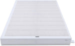 Smart Box Spring Bed Base, 5-Inch Height Mattress Foundation, Tool-Free Easy Assembly, Full, 74"L x 53"W x 5"H, White