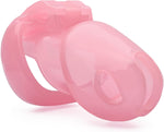 HT-V4 Chastity Cage for Men | 5 Adjustable Wide Rings & 6 Colors | Beginner-Friendly | Adult Sex Toy with Sizing Guide (Pink, Standard)