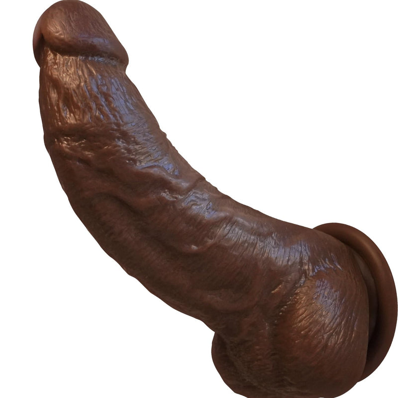 Thick G Spot Dildo Sex Toy - 6" Girth Huge Dildos With Strong Suction Cup, Brown Realistic Dildo For Vagina Anal Stimulation Orgasm, Lifelike Penis Adult Sex Toys For Women And Men