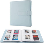 256 Pockets Mini Photo Album for Polaroid Pictures,Compatible with Fujifilm Instax Mini 12 11 9 99 8+ 8 7S 90 70 50S 40 26 25 Evo Instant Camera/Mini Link SP-1 Instant Printer (Ice Blue)