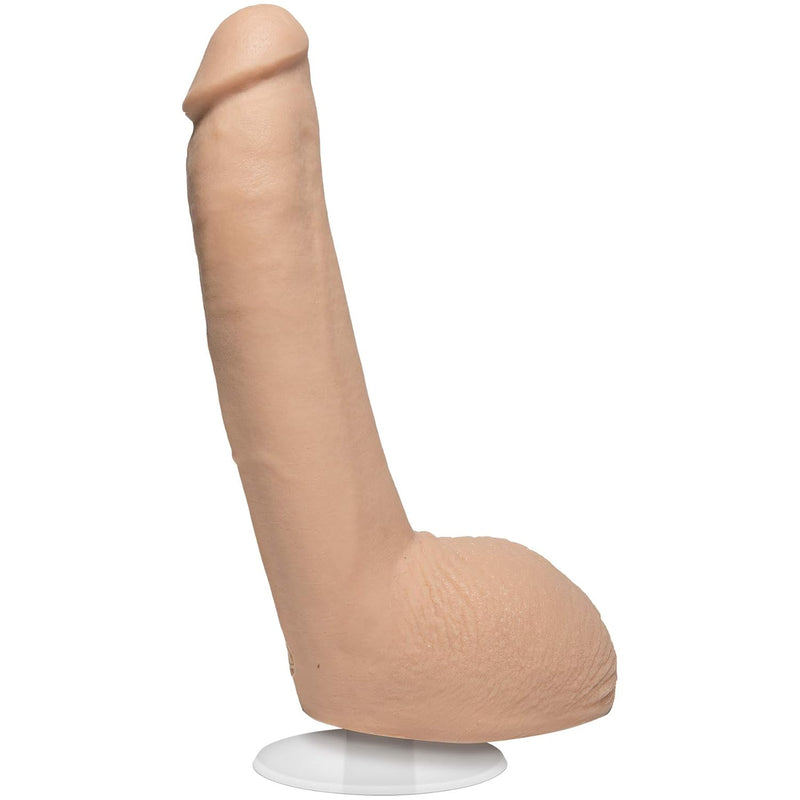 Signature Series - Xander Corvus - 9 Inch Realistic Ultraskyn Dildo With Removable Vac-U-Lock Suction Cup - F-Machine & Harness Compatible - For Adults Only, Vanilla