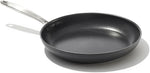 Enhanced 10" Frying Pan Skillet, PFAS-Free Ceramic Nonstick, Durable Hard Anodized Cookware, Scratch Resistant, Stainless Steel Handle, Good Grips, Dishwasher Safe, Oven safe, Black