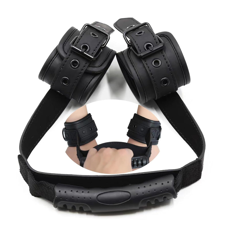 Leather Handcuffs Sex Hand Cuff For Adults Bondage Gear & Accessories Bedroom Bdsm Handcuff Bondage Restraints Kit Sex Furniture Adullt Toys/Couples Sex