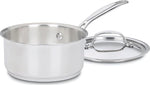 1.5 Quart Saucepan w/Cover, Chef's Classic Stainless Steel Cookware Collection, 719-16