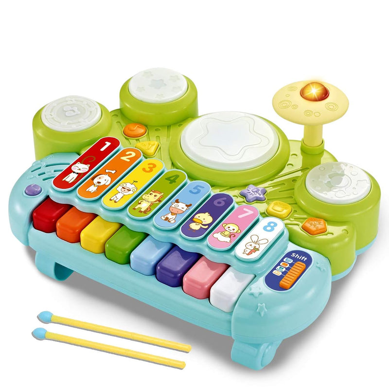 3 In 1 Musical Instruments Toys, Electronic Piano Keyboard Xylophone Drum S