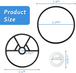 Valve Gasket O-ring Compatible with Hayward Vari-flo XL Valve Multiport Valve Rebuild Kit Pool Variflo Valves 1-1/2 Spider Gasket Replacement Cover O'Ring Parts