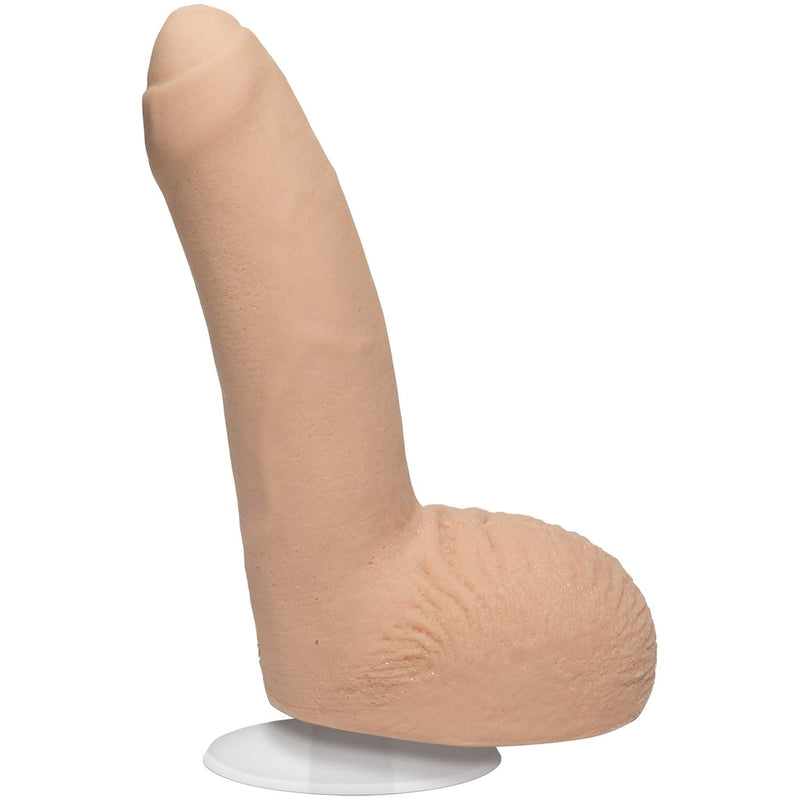 Signature Series - William Seed - 8 Inch Realistic Ultraskyn Dildo With Removable Vac-U-Lock Suction Cup - F-Machine & Harness Compatible - For Adults Only, Vanilla