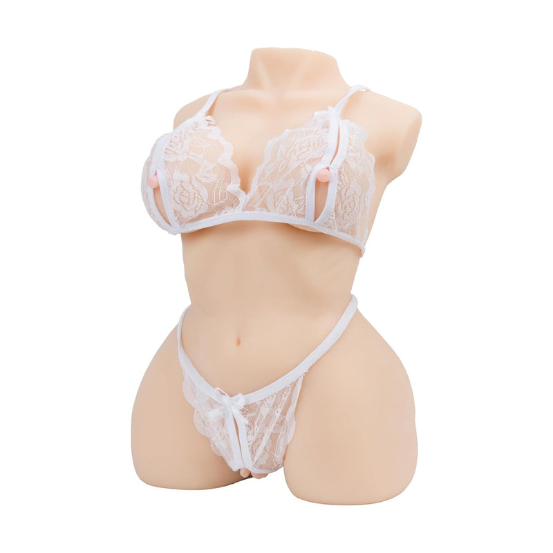 16Lb Torso Sex Doll For Men 3 In 1 Built-In Spine Male Masturbators With Realistic Boobs 3D Vagina And Anal Realistic Sex Toy For Breast Pussy Ass Sex Stroke Orgasm