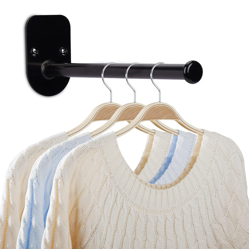 Single Section Stainless Steel Clothes Hanger Storage Rack Organizer Wall Mount