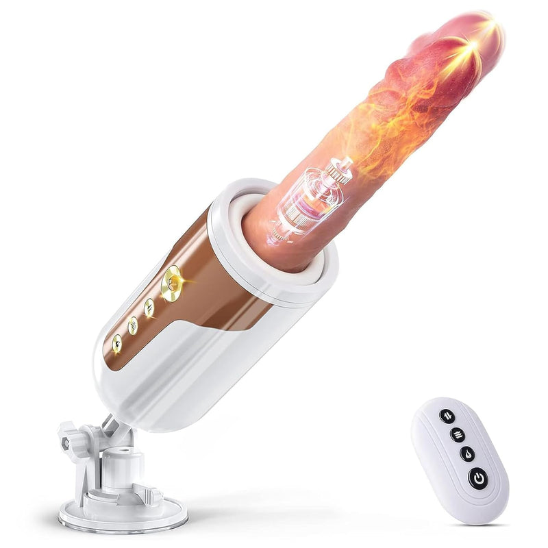 Sex Machine Automatic Thrusting Dildo For Women Pleasure, Love Machine Toy For Women And Men, Sex Toys Machine With Remote Control Strong Suction Cup Machine Gun For Hands-Free