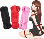 3Pcs Soft Cotton Sex Ropes Bondage Rope Restraint Kit for Adult Sex Games for Women & Men Couple BDSM Strap Use for Bed Restraints Game (3 Pcs)