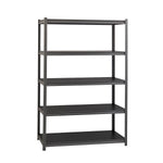 3,200 Lb Capacity Riveted Steel Shelving Storage Rack, Black