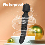 G Spot Vibrator, Vibrator Wand Clitoral Stimulator with Heating Function and Mini Vibrating Ball for Clitoris, G-spot Stimulation Wand Massager Waterproof, Adult Sex Toys for Women or Couples(Black)