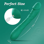 Sex Toys Dildo Vibrator - G Spot Vibrator Wand with 3 Speed & 7 Frequency, Soft Silicone & Flexible Anal Dildo for Clitoral Nipple Stimulation, Waterproof Adult Sex Toys for Women Couples