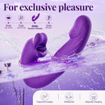 G Spot Vibrator Dildo - Thrusting Vibrator Women Sex Toys with 7 Thrusting & Vibrating & Licking Modes Tongue Toy for Women for Clitoral Stimulation Thrusting Dildo Anal Sex Toys Adult Toys