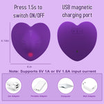 Wearable Panty Vibrator – 10-Mode Rechargeable Clitoral & Nipple Stimulator (Purple)