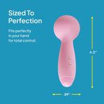 Hello Pocket Wand – Compact Silicone Bullet Vibrator with 6 Modes, Rechargeable & Waterproof