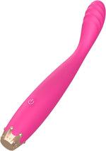 G Spot Rose Vibrator, Crown Clit Vibrator for Women, Softer and Flexible Clitoral Stimulator with 10 Powerful Vibration Modes, Adult Sex Toys for Women or Couple（Pink）