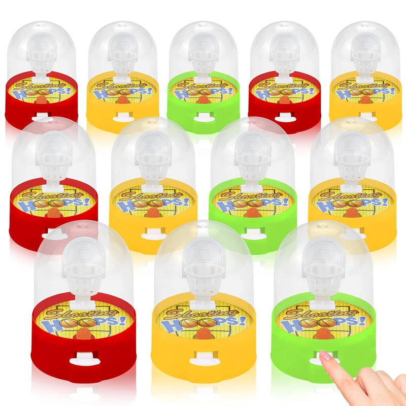 12 Pack Mini Finger Basketball Shooting Game, Mini Handheld Desktop Table Bask