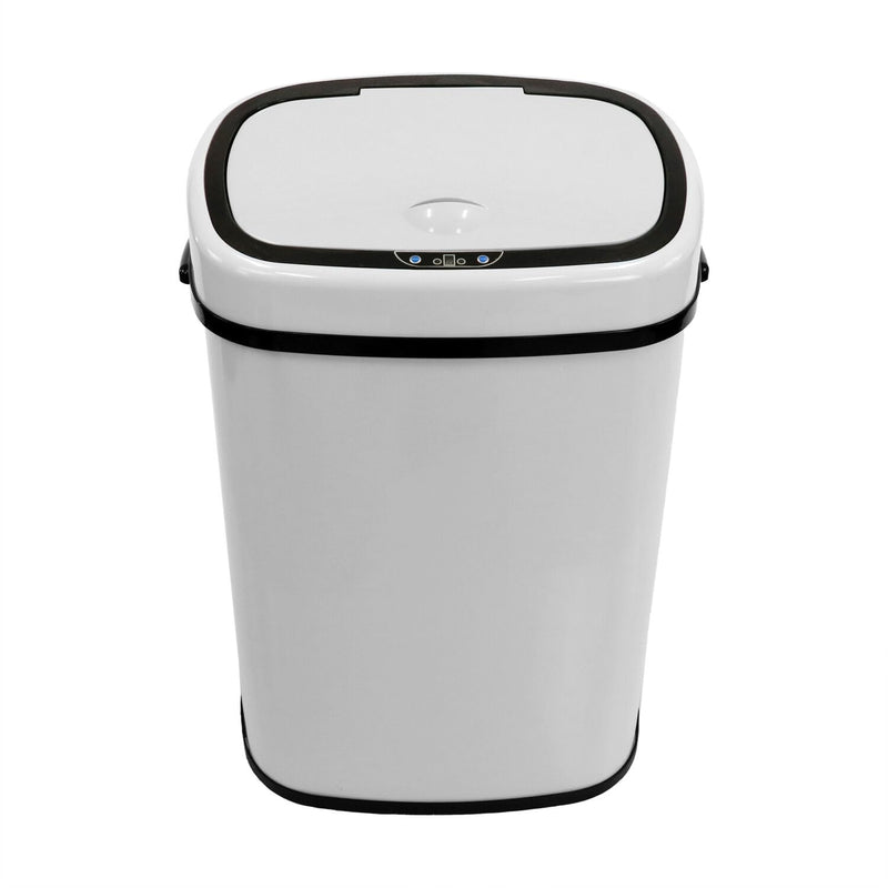 Home Hands Free Steel Trash Can With Fingerprint Resistant Finish And Soft Close