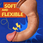 11.8 inch Huge Thick Dildo with Lifelike Texture, G-spot Realistic Dildos with Strong Suction Cup for Hands-Free Play, Big Anal Dildos Soft and Firm Penis Dildo Adult Toys for Women & Couple