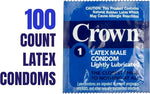 Condoms — 100 Count — Lubricated Latex Condoms — Silkier, Thinner and Stronger (Pack of 100)