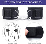 BDSM Bondage Sex Toys Restraints, Couples Sex Toy Handcuffs Adjustable Sex Cuffs Sex Restraints Straps Wrist-to-Thigh, Restraint Set Adult Sex Toys for Couple