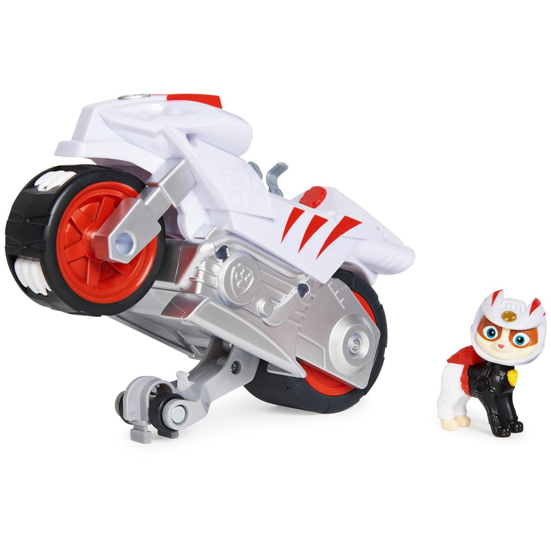 Paw Patrol, Moto Pups Wildcat’s Deluxe Pull Back Motorcycle Vehicle with Wh