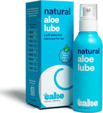 Natural Lube - Aloe-Based Organic Personal Lubricant - Hydrating, Hypoallergenic, pH-Balanced, Non-Sticky, Condom Compatible, for Men, Women, & Couples, 3.3 fl oz