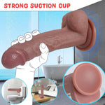 7.8" Realistic Silicone Dildo with Strong Suction Cup – Safe Adult Toy for Couples