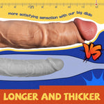 11.8 inch Huge Thick Dildo with Lifelike Texture, G-spot Realistic Dildos with Strong Suction Cup for Hands-Free Play, Big Anal Dildos Soft and Firm Penis Dildo Adult Toys for Women & Couple