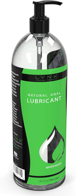 Lubricant - Water Based Lube Lasts Long & Easy to Clean - Odorless Flavorless Use w/Latex & Silicone - for Internal & External Use - 32 oz