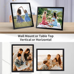 8x10 Picture Frame Black, 8 by 10 Thin Photo Frame for Wall Tabletop Display, Single