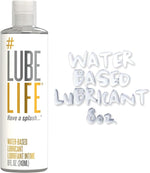 Water-Based Personal Lubricant, Lube for Men, Women and Couples, Non-Staining, 8 Fl Oz