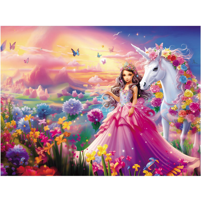 100 Piece Jigsaw Puzzle For Kids Age 4 8 Teens Gift Family Time (Princess &