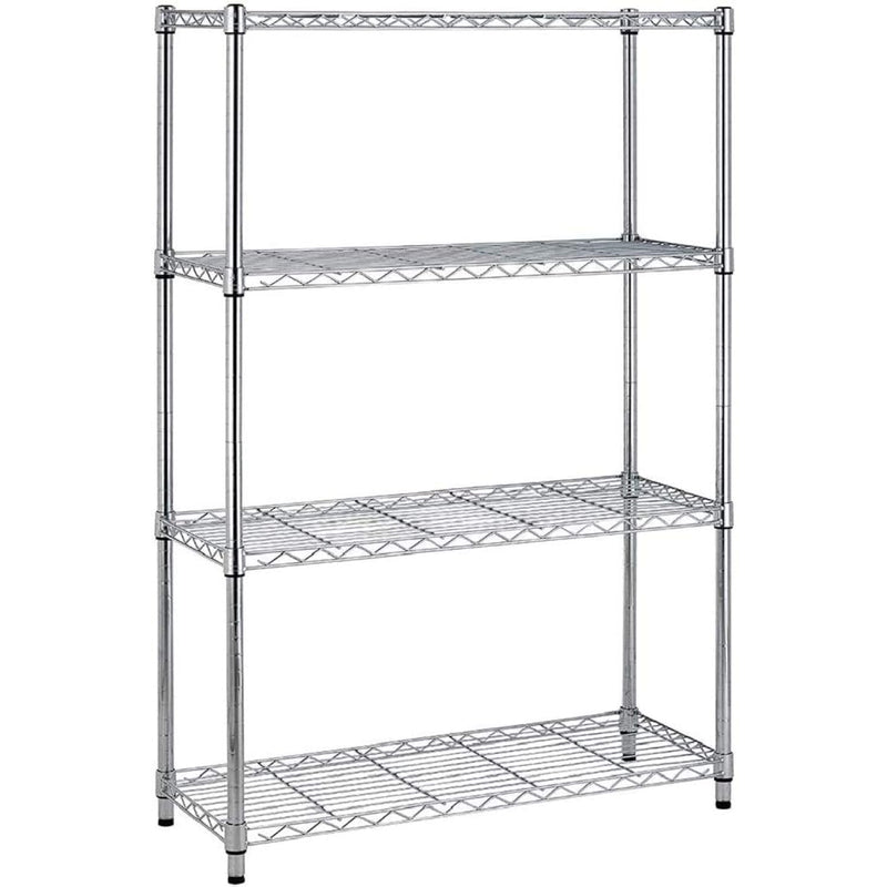 14''Dx36''Wx54''H 4-Shelf Wire Shelving Unit Garage Nsf Business Wire Shelf Meta