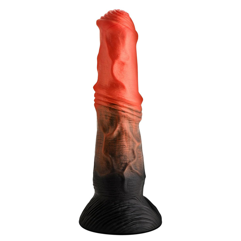 Centaur Silicone Dildo For Men, Women & Couples. Firm And Flexible, Strong Suction Base, Fantasy Dildo, Unique Texture. Premium Phthalate-Free & Body-Safe Silicone. 1 Piece, Orange