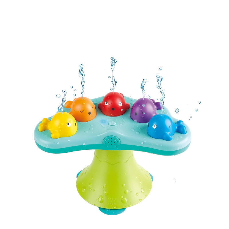 Hape Music Fountain Bath Toy| Whale Bathtub 2 Play Modes Toy with Music| Ba