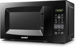 Countertop Microwave Oven with Sound On/Off, ECO Mode and Easy One-Touch Buttons, 0.7 Cu Ft, Black