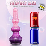 10.43" Huge Monster Dildo Dragon Horse Dildo Big Fantasy Dildo with 2 Knots, Giant Anal Dildo XL Thick Dildo with Strong Suction Cup, Massive Knot Dildo Dog Animal Dildo, Adult Toys for Women Men