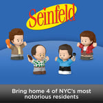 Little People Collector Fisher-Price Seinfeld Special Edition Figure Set, 4 Characters in a Gift Package for Fans