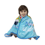 Musical Warm, Plush, Throw Blanket That Plays The Theme Song - Extra Cozy And Comfy For Your Toddler, Blue