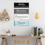 Office Wall Decor, Inspirational Wall Art for Women, Motivational Decorations for Work, Home Office Decor