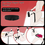 Sex Toys BDSM Bondage Restraints Sex Harness Adjustable Bed Restraints Sex Straps Kit Sex Sling Handcuffs Cross Strap Blindfold Tickler Feather Bondage Gear & Accessories Adult Couples Sex Games