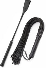 Sex Whip 18" Black Flogger 27" BDSM Starter kit floggers and Paddles and Whips Sex