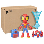 Spidey and His Amazing Friends Web-Spinners Spidey 4-Inch Action Figure with Accessories, Web-Spinning Accessory, Marvel Toys for Kids, Ages 3 and Up