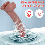 7.8" Realistic Silicone Dildo with Strong Suction Cup – Safe Adult Toy for Couples