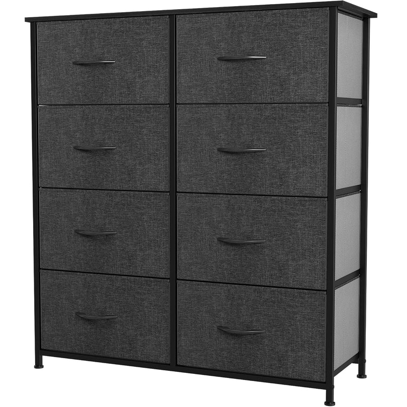 Dresser With 8 Drawers - Fabric Storage Tower, Organizer Unit For Bedroom, Livin