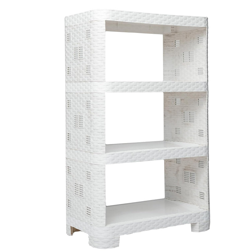 4-Tier Plastic Shelving Units - Multipurpose Plastic Racks For Storage For Home,